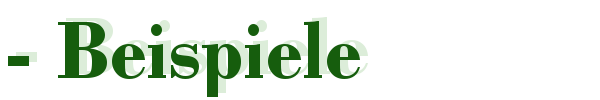 Beispiele