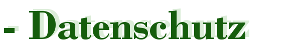 Datenschutz