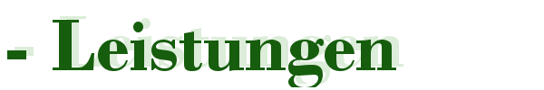 Leistungen